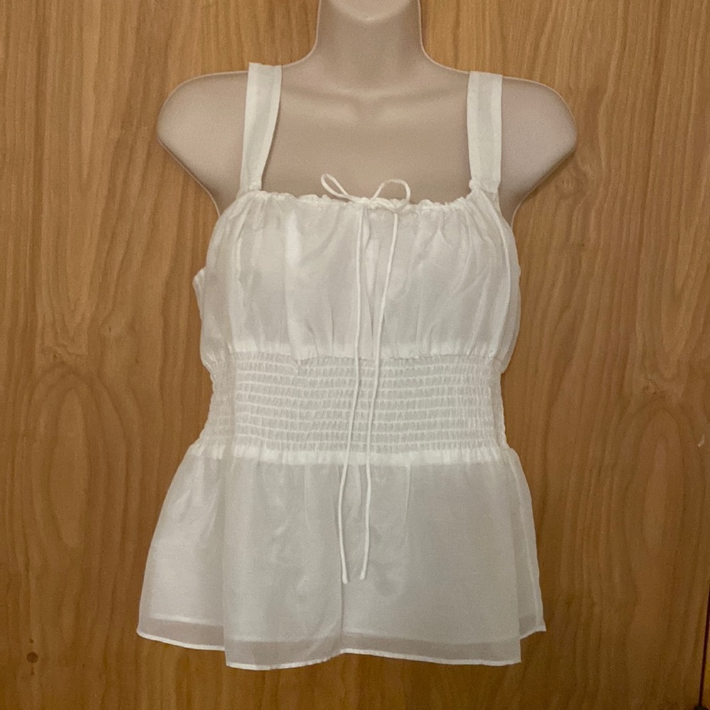 NWT JCrew smocked top
